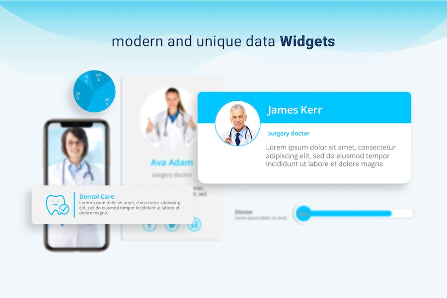 医疗主题演示文稿专业PPT模板 - 顶尖PPT