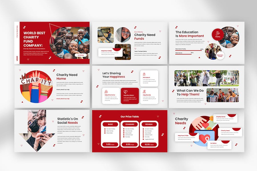 公益宣传慈善行业PPT模板 - 顶尖PPT