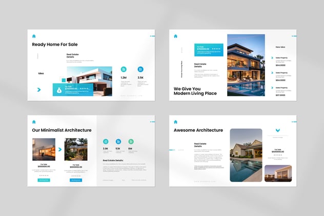 房地产PowerPoint模板 - 顶尖PPT