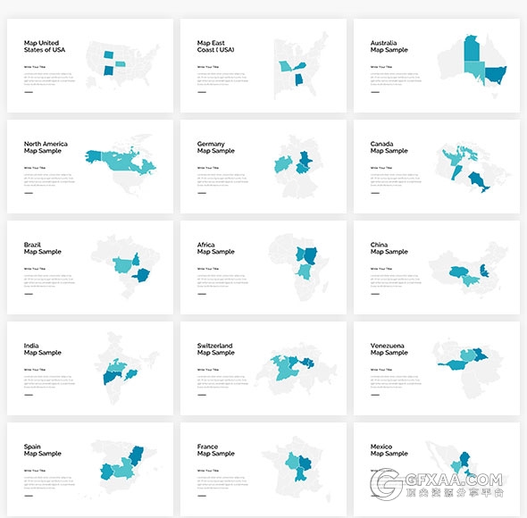 445页扁平化卡通人物风格7种配色主题多用途PPT模板 - 顶尖PPT