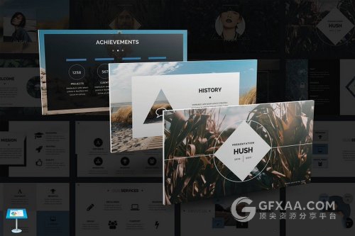 简约杂志风格keynote模板 - 顶尖PPT