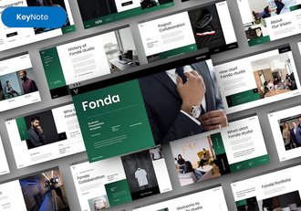 商务企业产品服务介绍推广Keynote模板 - 顶尖PPT