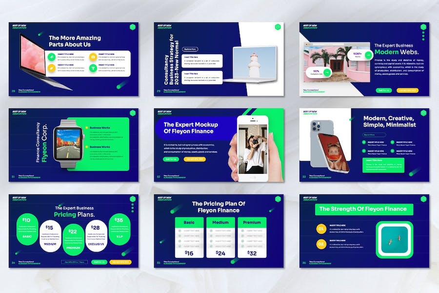 企业公司年度报告总结PPT模板 - 顶尖PPT