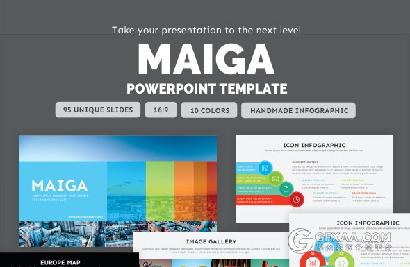 95页多色系信息图表多用途商务PPT模板 - 顶尖PPT