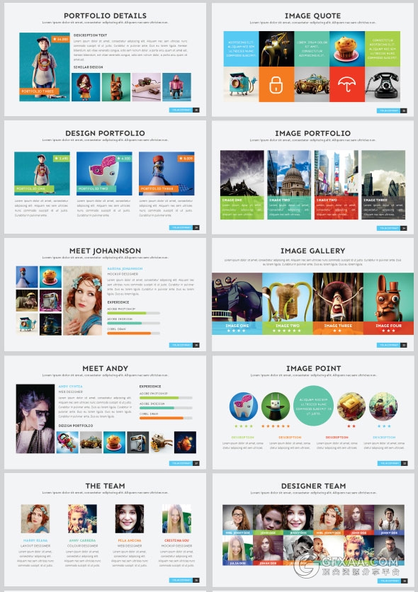 95页多色系信息图表多用途商务PPT模板 - 顶尖PPT