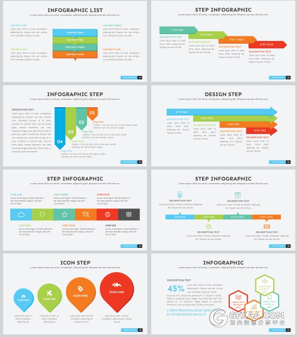 95页多色系信息图表多用途商务PPT模板 - 顶尖PPT