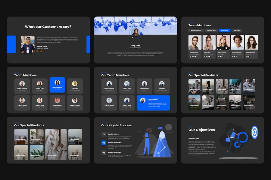 创意微立体商业商务通用keynote模板 - 顶尖PPT
