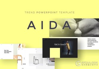 220页简约淡黄色摄影产品展示顶尖PPT模板 - 顶尖PPT