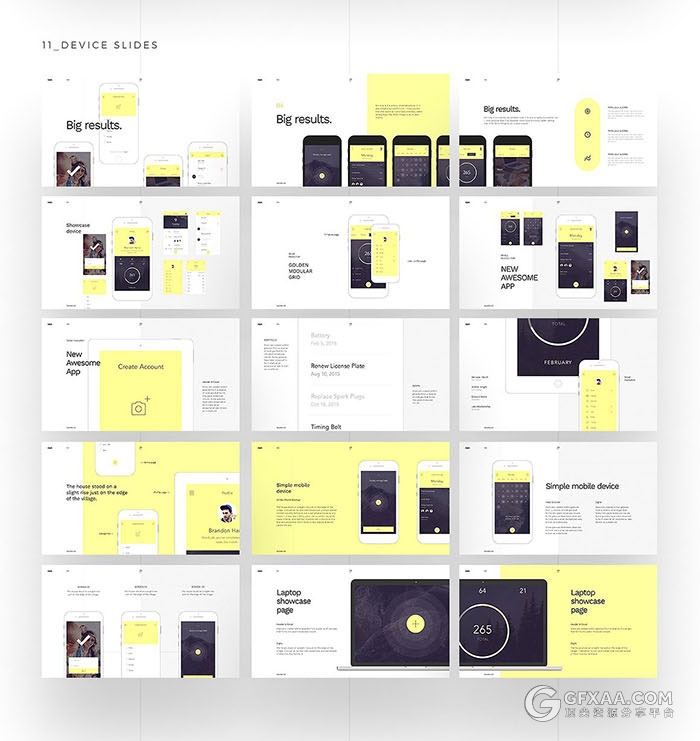 220页简约淡黄色摄影产品展示顶尖PPT模板 - 顶尖PPT