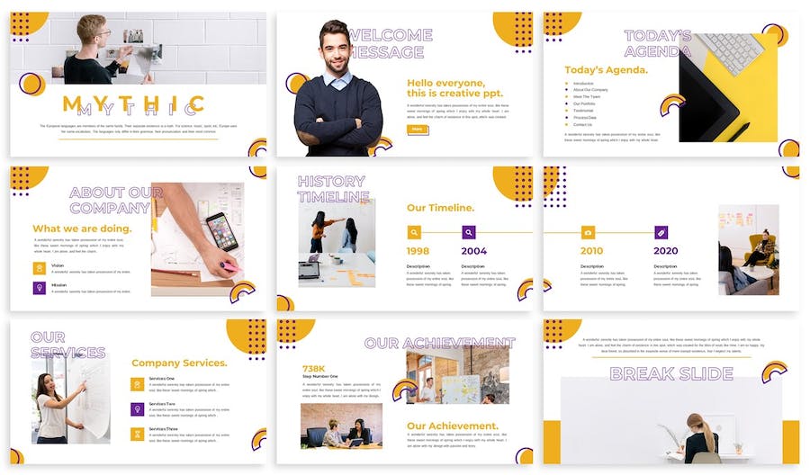 创意设计艺术美学展示方案Keynote模板 - 顶尖PPT