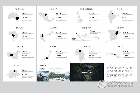 75页简约时尚摄影人物展示keynote模板 - 顶尖PPT