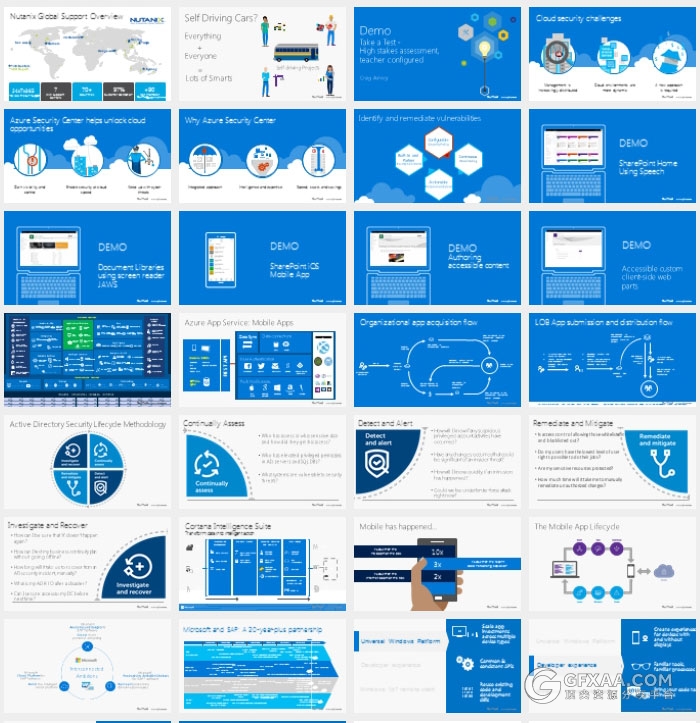 767页微软官方2016年PPT模板图表大合集 - 顶尖PPT