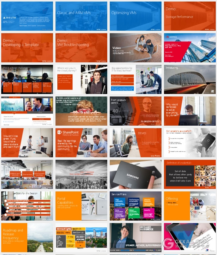 767页微软官方2016年PPT模板图表大合集 - 顶尖PPT