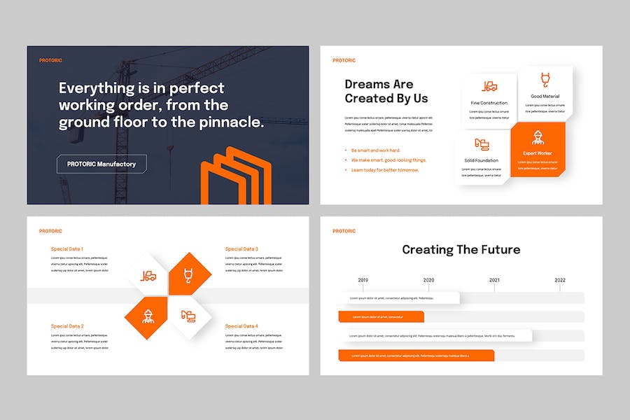 建筑施工项目管理规划讲述展示方案Keynote模板 - 顶尖PPT