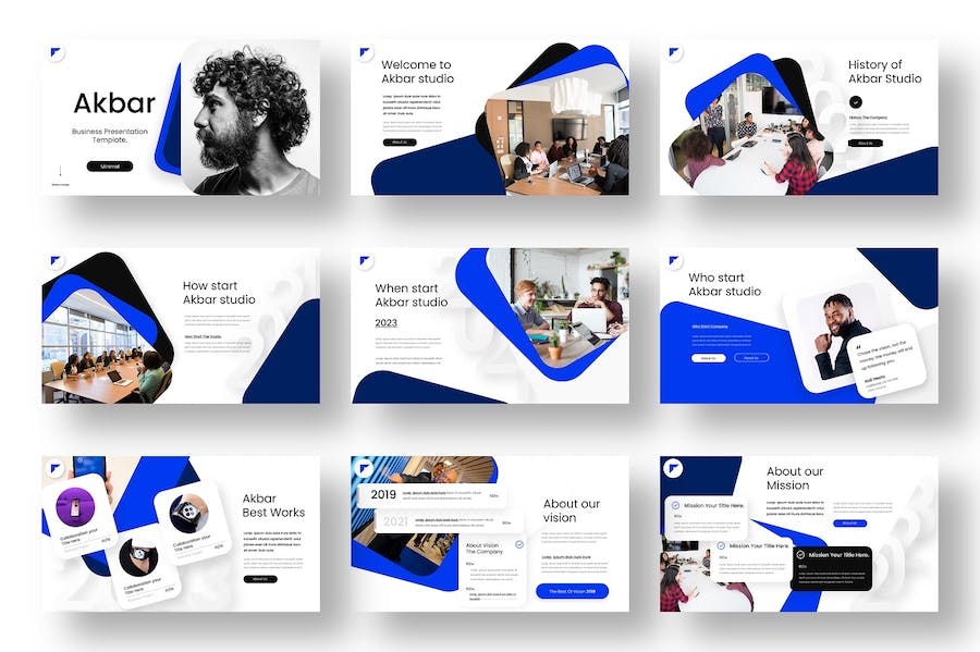 微立体商务风格数据分析项目报告总结汇报keynote模板 - 顶尖PPT