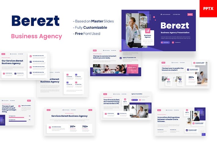 商业机构企业推介方案展示PPT模板 - 顶尖PPT