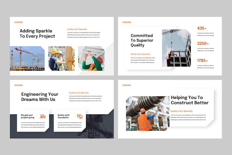 建筑施工项目管理规划讲述展示方案Keynote模板 - 顶尖PPT