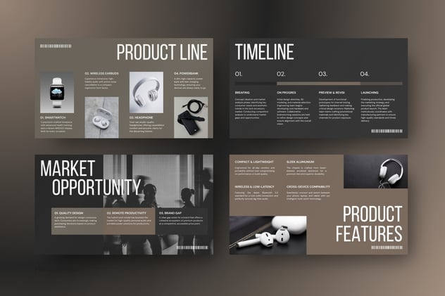 科技产品品牌推介方案产品展示营销Keynote模板 - 顶尖PPT