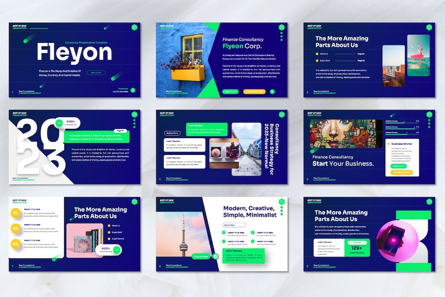 企业公司年度报告总结PPT模板 - 顶尖PPT