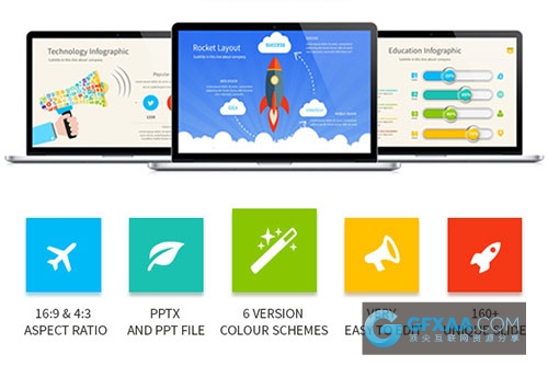 549页欧美精美商务图形交互动画效果PPT模板 - 顶尖PPT