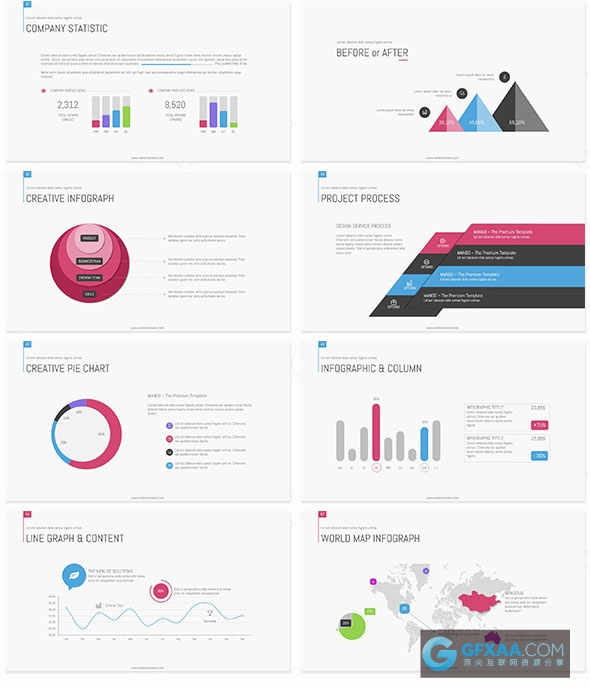 130多页各个行业都可以使用的PPT模板 - 顶尖PPT
