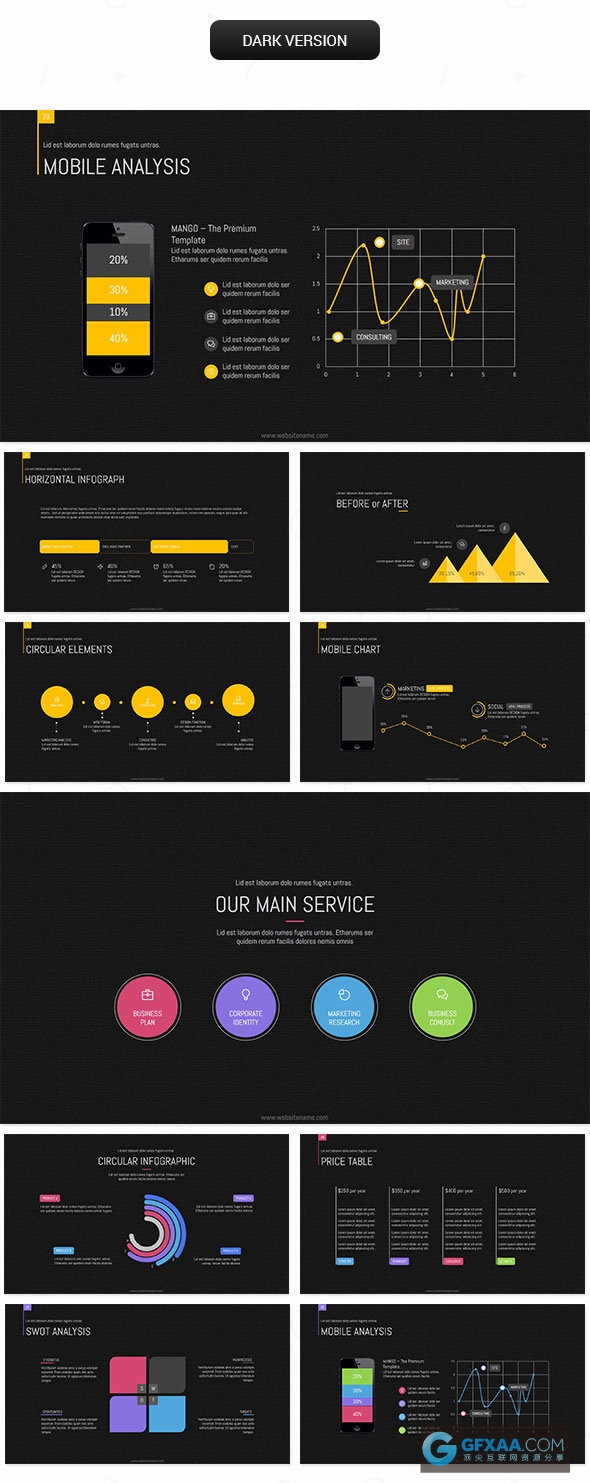 130多页各个行业都可以使用的PPT模板 - 顶尖PPT