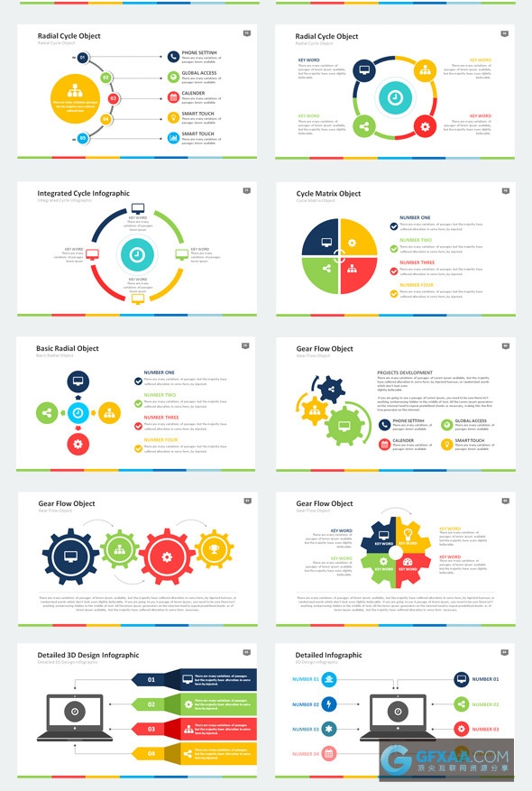 549页欧美精美商务图形交互动画效果PPT模板 - 顶尖PPT