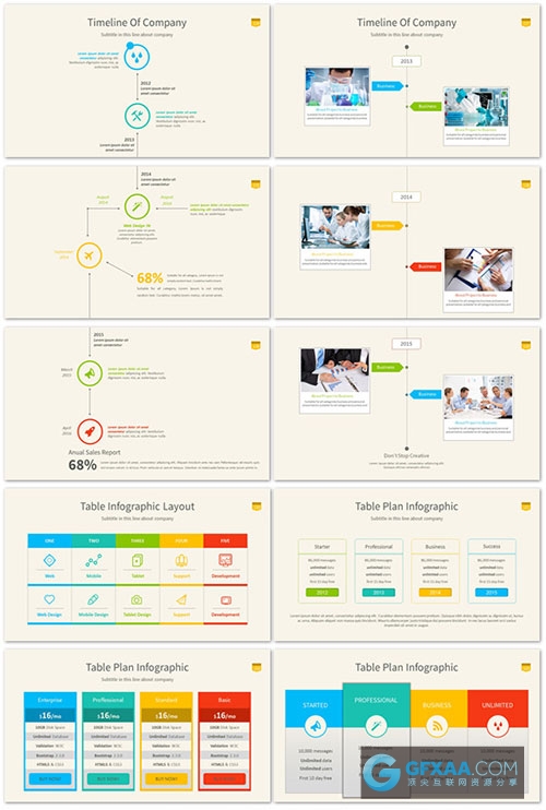 370页大型扁平化/卡通图形/多用途ppt模板【史诗级】 - 顶尖PPT