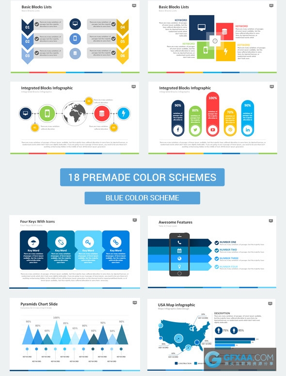 130多页各个行业都可以使用的PPT模板 - 顶尖PPT