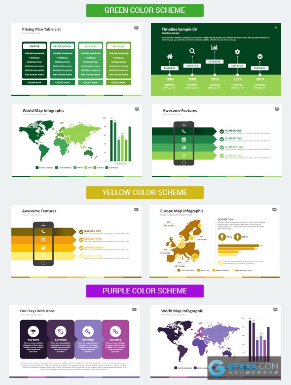 130多页各个行业都可以使用的PPT模板 - 顶尖PPT