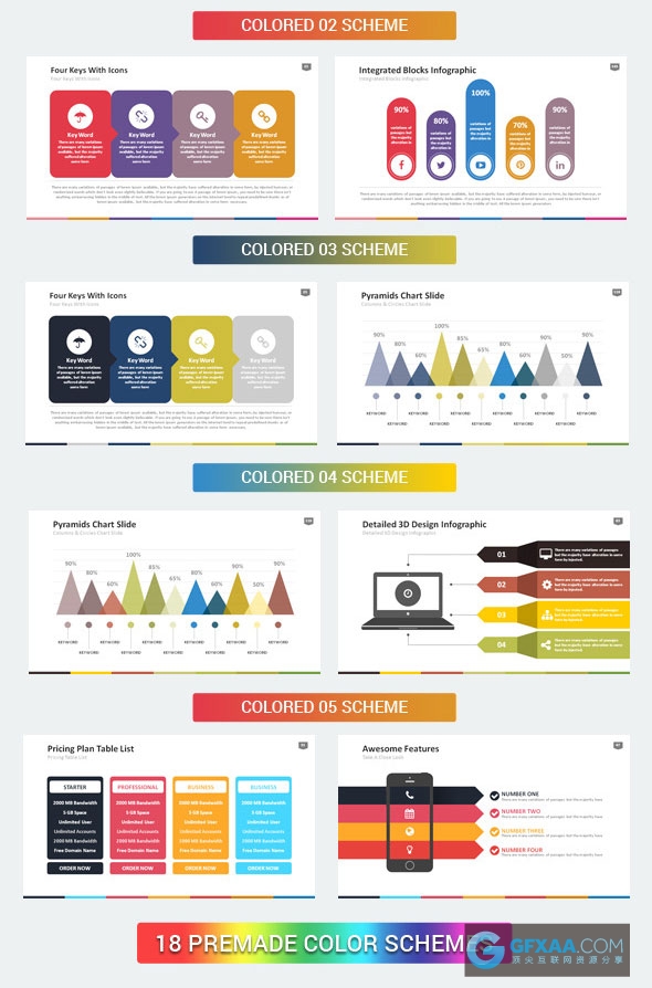 130多页各个行业都可以使用的PPT模板 - 顶尖PPT