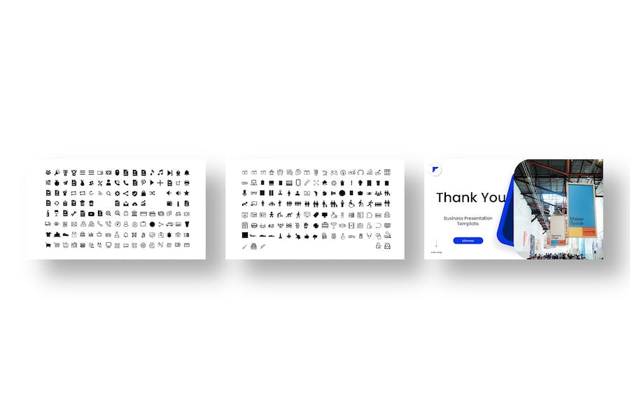 微立体商务风格数据分析项目报告总结汇报keynote模板 - 顶尖PPT
