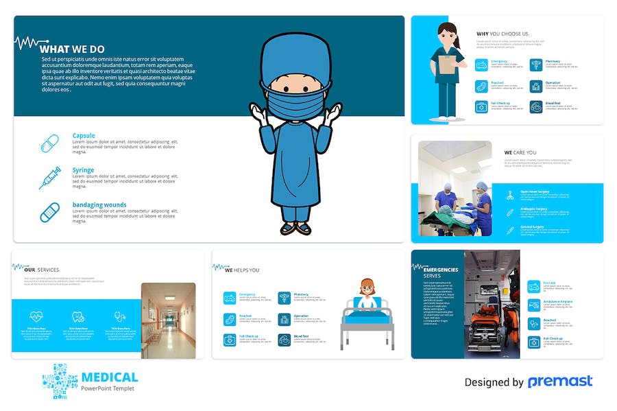 医疗主题演示文稿专业PPT模板 - 顶尖PPT