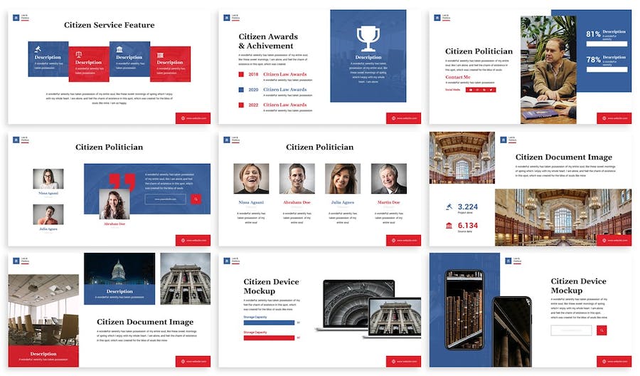 政府公务工作汇报方案PPT模板 - 顶尖PPT