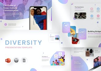 多样性设计展示方案PPT模板 - 顶尖PPT