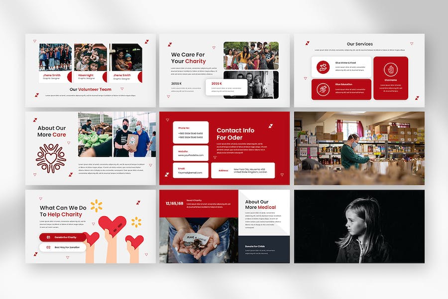 公益宣传慈善行业PPT模板 - 顶尖PPT