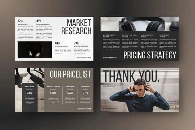 科技产品品牌推介方案产品展示营销Keynote模板 - 顶尖PPT