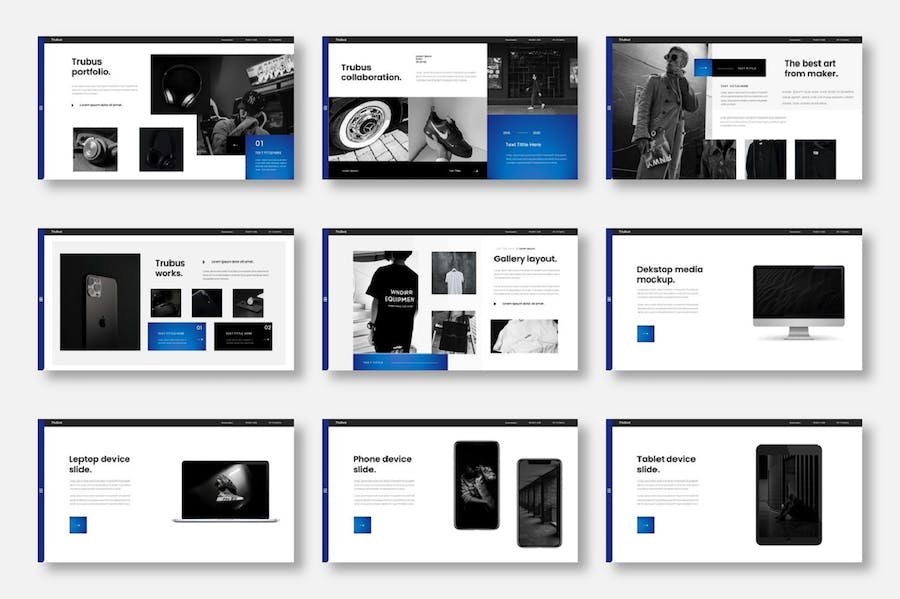 商务风格业务合作展示keynote模板 - 顶尖PPT