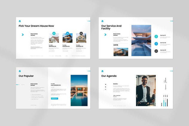 房地产PowerPoint模板 - 顶尖PPT