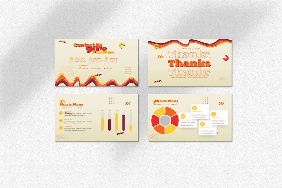 复古怀旧90年代风格展示PPT模板 - 顶尖PPT