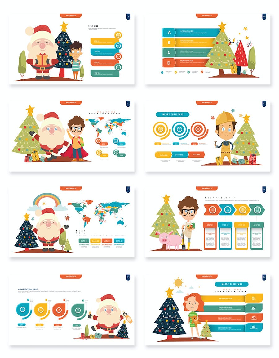 圣诞节快乐主题演讲策划Keynote模板 - 顶尖PPT