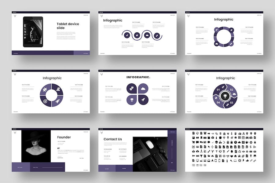 商业摄影图片产品展示keynote模板 - 顶尖PPT