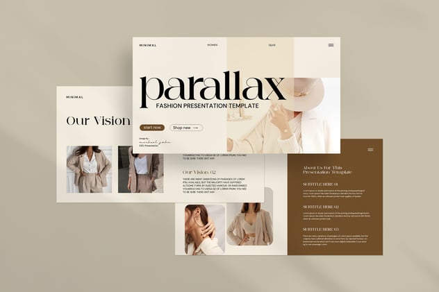 复古风格视觉特效展示主题Keynote模板 - 顶尖PPT