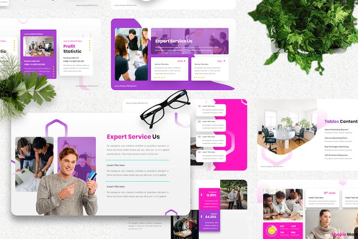 市场营销推广策略方案Keynote模板 - 顶尖PPT