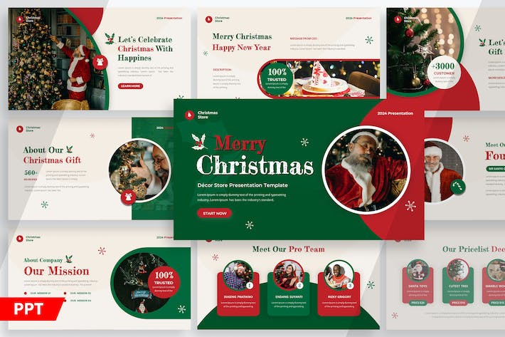 圣诞节活动策划宣传PPT模板 - 顶尖PPT
