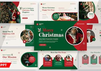 圣诞节活动策划宣传PPT模板 - 顶尖PPT