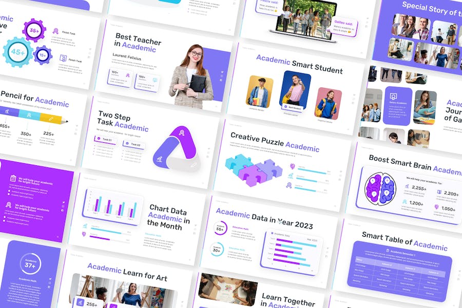 学术教育知识演讲教学方案PPT模板 - 顶尖PPT