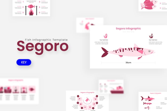 数据分析分部展示信息图形Keynote模板 - 顶尖PPT