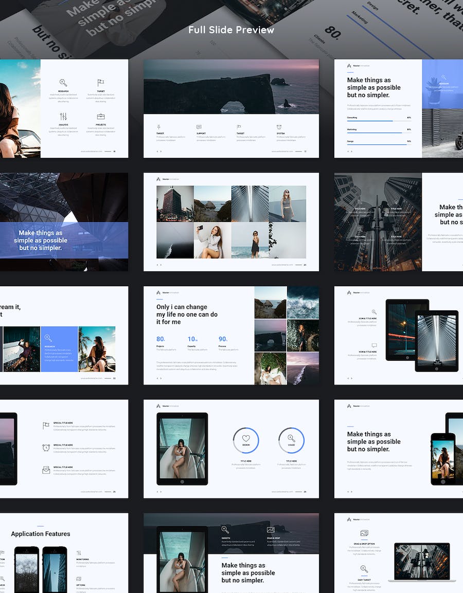 商业计划企业合作品牌展示营销策划keynote模板 - 顶尖PPT