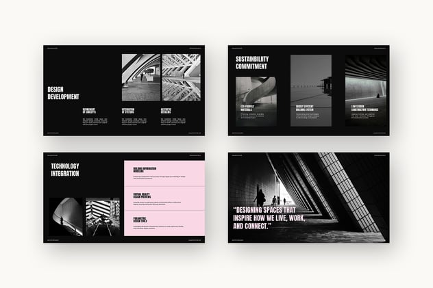 建筑师套件主题创意Keynote模板 - 顶尖PPT